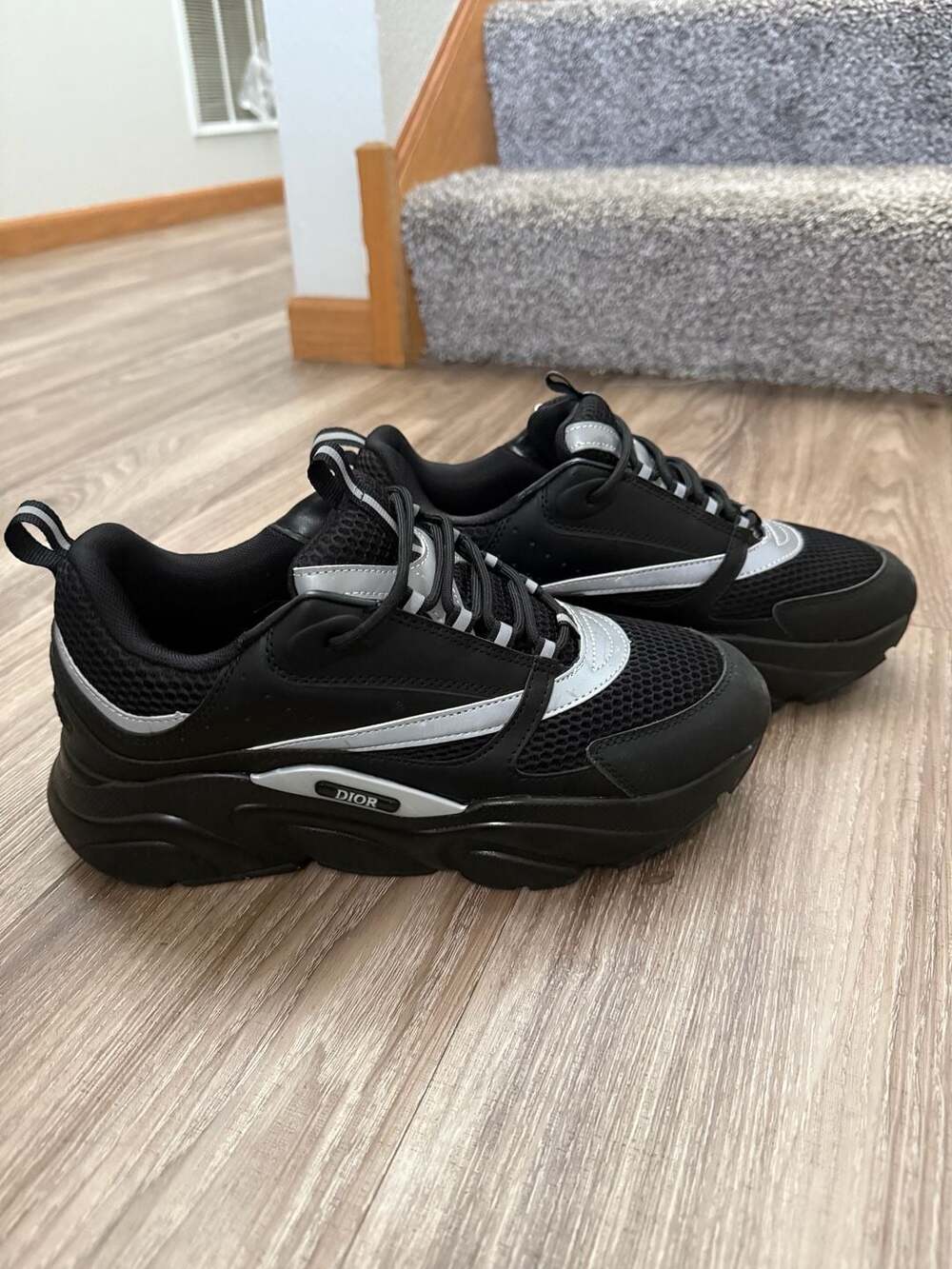Dior B22 Sneakers Black Size 43 - Picture 1 of 6